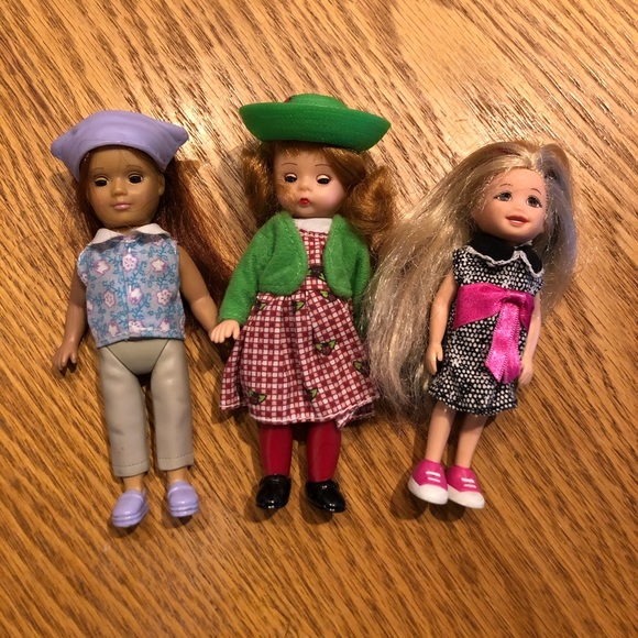 Lot of 3 little dolls - Picture 1 of 2